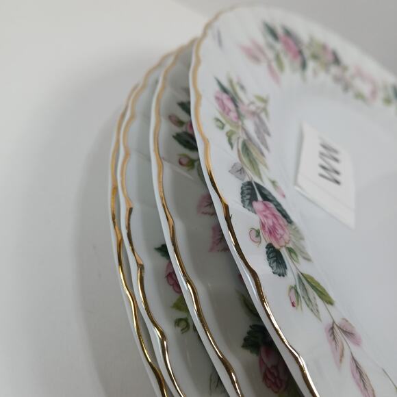Set of Four Regency Rose #2345 Dinner Plates 10-3/8" by Creative Fine China [WW] - Picture 5 of 11